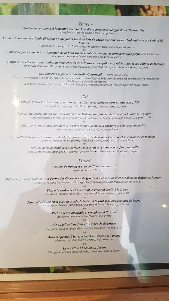 Le Jardin Gourmand - Menu Image 1